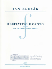 Recitativo e canto per clarinetto e piano